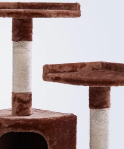 Frisco 48-in Faux Fur Cat Tree & Condo -Dog Cat Corner 101801 PT2. SY630 V1584452097