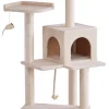 Frisco 57-in Faux Fur Cat Tree & Condo -Dog Cat Corner 101805 MAIN. SY630 V1477315550