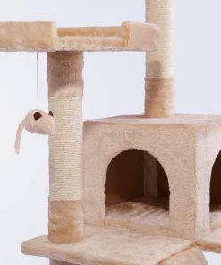 Frisco 72-in Faux Fur Cat Tree & Condo -Dog Cat Corner 101811 PT3. SY630 V1584452396