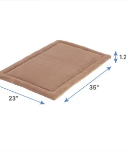Frisco Micro Terry Dog Crate Mat, Taupe -Dog Cat Corner 104248 PT3. SY630 V1578440475