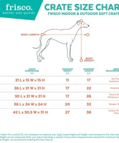 Frisco Indoor & Outdoor 3-Door Collapsible Soft-Sided Dog & Small Pet Crate -Dog Cat Corner 105032 PT3. SY630 V1569017846