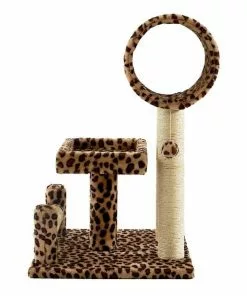 Frisco 28-in Faux Fur Cat Tree -Dog Cat Corner 105072 PT2. SY630 V1584452152