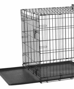 Frisco Heavy Duty Fold & Carry Single Door Collapsible Wire Dog Crate -Dog Cat Corner 109783 PT3. SY630 V1550177348