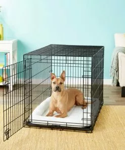 Frisco Heavy Duty Fold & Carry Single Door Collapsible Wire Dog Crate -Dog Cat Corner 109783 PT6. SY630 V1550177360