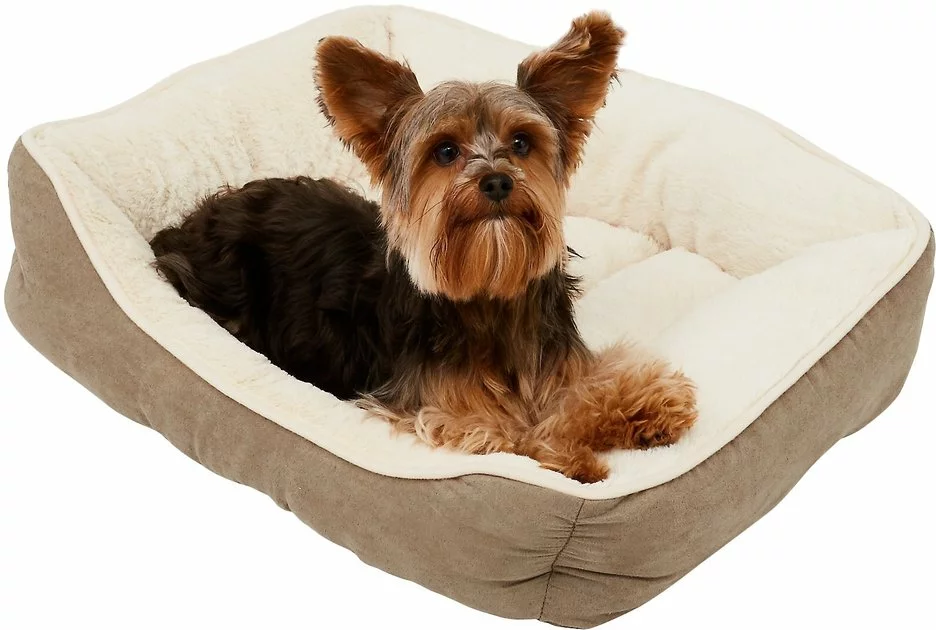 Frisco Rectangular Bolster Cat & Dog Bed 3 Frisco Rectangular Bolster Cat & Dog Bed