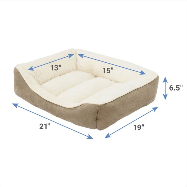 Frisco Rectangular Bolster Cat & Dog Bed 4 Frisco Rectangular Bolster Cat & Dog Bed - Image 2