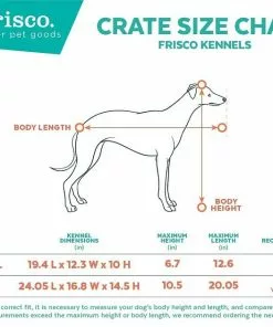 Frisco Two Door Top Load Plastic Dog & Cat Kennel -Dog Cat Corner 122090 PT2. SY630 V1645046182