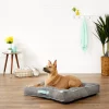 Frisco Tufted Square Orthopedic Pillow Cat & Dog Bed w/Removable Cover -Dog Cat Corner 129499 MAIN. SY630 V1569271068