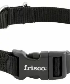 Frisco Solid Nylon Martingale Dog Collar with Buckle -Dog Cat Corner 139159 PT3. SY630 V1620069730
