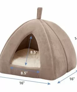 Frisco Tent Covered Dog & Cat Bed -Dog Cat Corner 140161 PT1. SY630 V1641419233