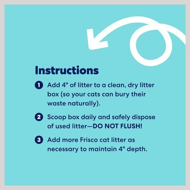 Frisco Unscented Clumping Clay Cat Litter, 35-lb bag 8 Frisco Unscented Clumping Clay Cat Litter, 35-lb bag - Image 6