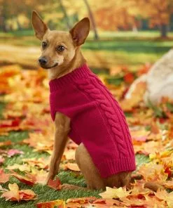 Frisco Dog & Cat Cable Knitted Sweater -Dog Cat Corner 144243 PT5. SY630 V1541456750