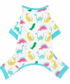 Frisco Dinosaur Print Dog & Cat Jersey PJs -Dog Cat Corner 144572 PT2. SY630 V1615403797