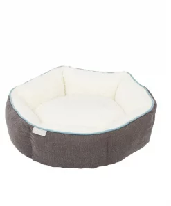 Frisco Sherpa Hexagon Bolster Cat & Dog Bed -Dog Cat Corner 144813 PT2. SY630 V1566404009