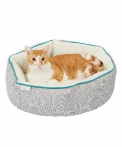 Frisco Sherpa Hexagon Bolster Cat & Dog Bed 11 Frisco Sherpa Hexagon Bolster Cat & Dog Bed -Dog Cat Corner 144814 PT5. SY630 V1578443383