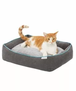 Frisco Sherpa Orthopedic Bolster Cat & Dog Bed -Dog Cat Corner 144819 PT5. SY630 V1578443393