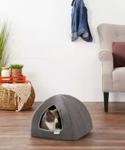 Frisco Igloo Covered Cat & Dog Bed -Dog Cat Corner 144836 PT5. SY630 V1578443412