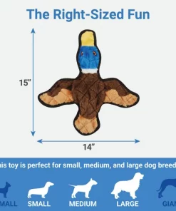 Frisco Flat Plush Squeaking Duck Dog Toy 6 Frisco Flat Plush Squeaking Duck Dog Toy -Dog Cat Corner 147069 PT1. SY630 V1589221377