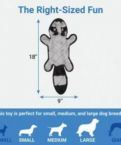 Frisco Flat Plush Squeaking Raccoon Dog Toy 6 Frisco Flat Plush Squeaking Raccoon Dog Toy -Dog Cat Corner 147071 PT1. SY630 V1589221357