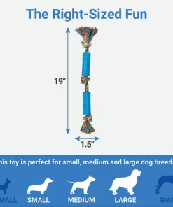 Frisco Rope with Double Handle Grip Dog Toy -Dog Cat Corner 147106 PT2. SY630 V1539206420