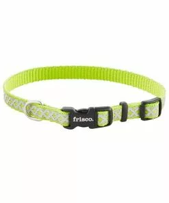 Frisco Patterned Polyester Reflective Dog Collar -Dog Cat Corner 151018 PT3. SY630 V1620170398