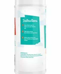 Frisco Hypoallergenic Waterless Grooming Wipes with Aloe for Dogs & Cats, Unscented, 50 count -Dog Cat Corner 152581 PT2. SY630 V1600698443