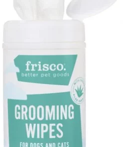 Frisco Hypoallergenic Waterless Grooming Wipes with Aloe for Dogs & Cats, Unscented, 50 count -Dog Cat Corner 152581 PT3. SY630 V1551302927