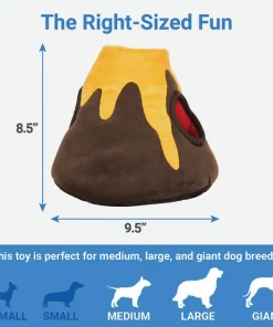 Frisco Hide & Seek Plush Volcano Puzzle Dog Toy -Dog Cat Corner 152810 PT1. SY630 V1592551253