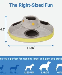 Frisco Hide & Seek Plush Flying Saucer Puzzle Dog Toy 7 Frisco Hide & Seek Plush Flying Saucer Puzzle Dog Toy -Dog Cat Corner 152812 PT1. SY630 V1592550369