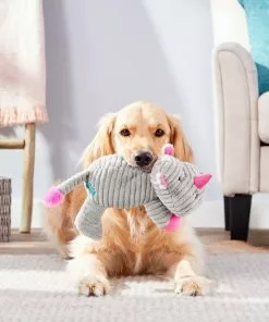 Frisco Corduroy Plush Squeaking Rhino Dog Toy -Dog Cat Corner 152828 PT2. SY630 V1549654987