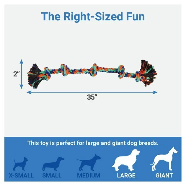 Frisco Rope with 5 Knots Dog Toy 4 Frisco Rope with 5 Knots Dog Toy - Image 2