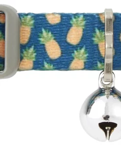 Frisco Pineapple Polyester Breakaway Cat Collar with Bell -Dog Cat Corner 153158 PT2. SY630 V1568380069
