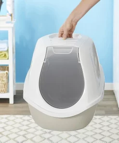 Frisco Hooded Cat Litter Box, Extra Large, 26-in -Dog Cat Corner 153375 PT3. SY630 V1569264741