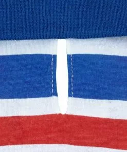 Frisco Striped Dog & Cat Polo Shirt, Red & Blue -Dog Cat Corner 153589 PT4. SY630 V1624902451