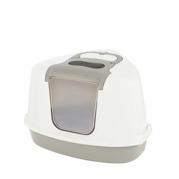 Frisco Flip Top Hooded Corner Cat Litter Box, Large, 21-in 4 Frisco Flip Top Hooded Corner Cat Litter Box, Large, 21-in - Image 2