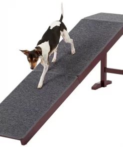 Frisco Deluxe Wooden Carpeted Cat & Dog Ramp -Dog Cat Corner 156784 PT2. SY630 V1579102089