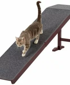 Frisco Deluxe Wooden Carpeted Cat & Dog Ramp -Dog Cat Corner 156784 PT3. SY630 V1579102087