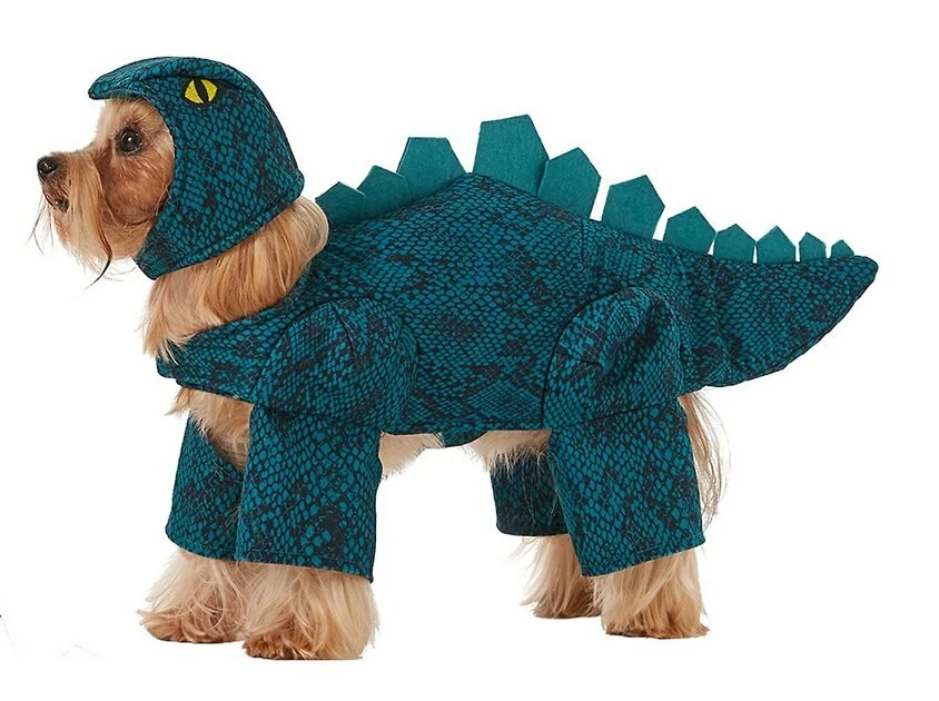 Frisco Stegosaurus Dinosaur Dog & Cat Costume 5 Frisco Stegosaurus Dinosaur Dog & Cat Costume - Image 3