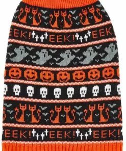 Frisco Halloween Fair Isle Dog & Cat Sweater -Dog Cat Corner 158893 PT5. SY630 V1567179432