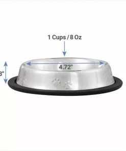 Frisco Non-Skid Stainless Steel Bowl -Dog Cat Corner 159860 PT1. SY630 V1600374248