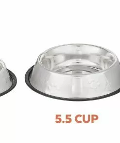 Frisco Non-Skid Stainless Steel Bowl -Dog Cat Corner 159860 PT2. SY630 V1570543144