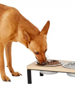 Frisco Wooden Elevated Dog & Cat Diner