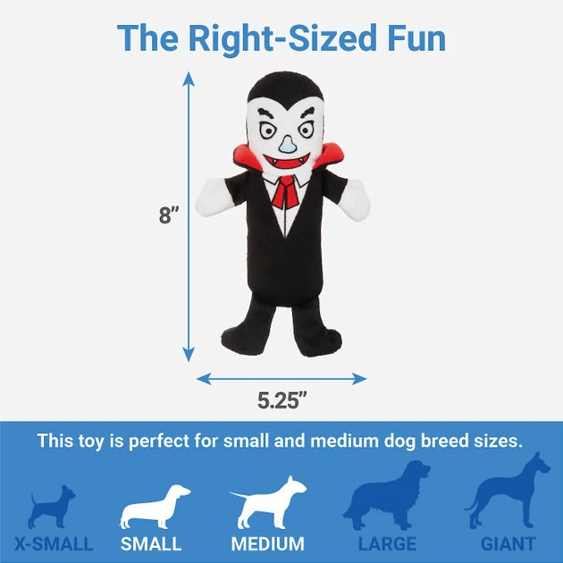 Frisco Halloween Living Dead Monsters Plush Squeaky Dog Toy, 3 count 6 Frisco Halloween Living Dead Monsters Plush Squeaky Dog Toy, 3 count - Image 4