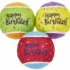 Frisco Fetch Squeaking Birthday Tennis Ball Dog Toy, 3-Pack -Dog Cat Corner 162914 Main. SY630 V1565379552