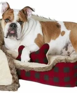 Frisco Buffalo Check Cuddler Pet Bed & Gift Set 13 Frisco Buffalo Check Cuddler Pet Bed & Gift Set -Dog Cat Corner 165333 PT5. SY630 V1578443432
