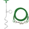 Frisco Easy Grip Stake with Tie Out Cable, Large -Dog Cat Corner 166446 MAIN. SY630 V1572472390