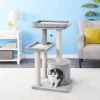 Frisco 42-in Heavy Duty Faux Fur Cat Tree & Condo -Dog Cat Corner 169398 MAIN. SY630 V1584451001