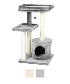 Frisco 42-in Heavy Duty Faux Fur Cat Tree & Condo -Dog Cat Corner 169398 PT6. SY630 V1584453503