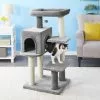 Frisco 48-in Heavy Duty Faux Fur Cat Tree & Condo -Dog Cat Corner 169399 MAIN. SY630 V1569622079