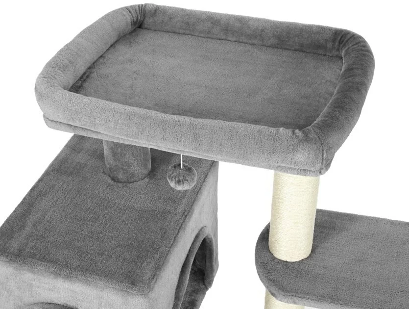 Frisco 48-in Heavy Duty Faux Fur Cat Tree & Condo 6 Frisco 48-in Heavy Duty Faux Fur Cat Tree & Condo - Image 4